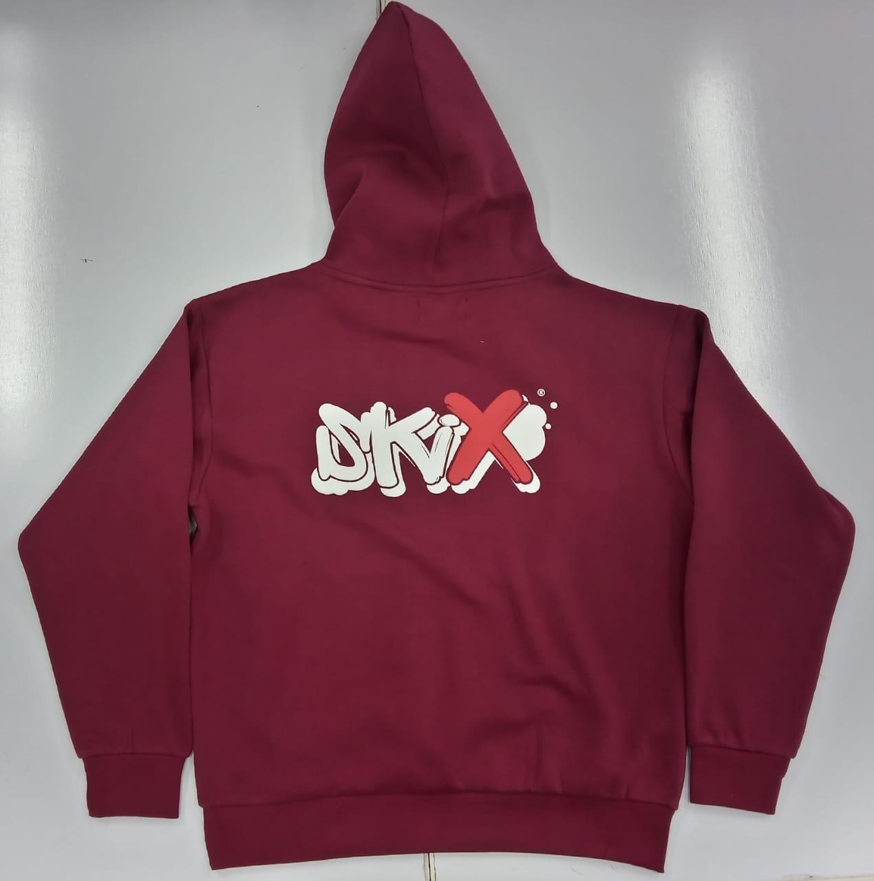 Skix Hoodie - Burgundy